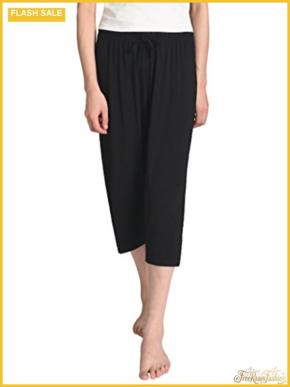 Latuza Knit Capri Sleepwear Pajama Lounge Pants Viscose Bamboo